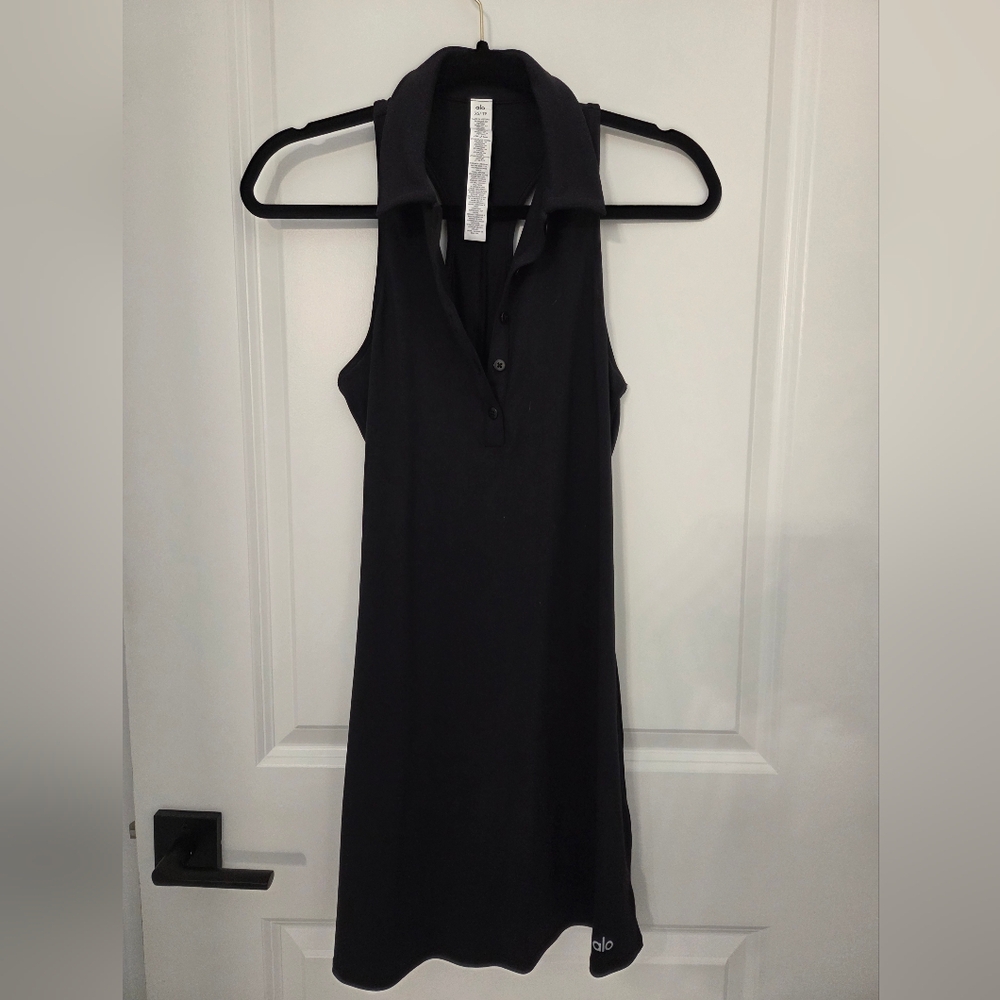 ALO Yoga Black Sleeveless Dress